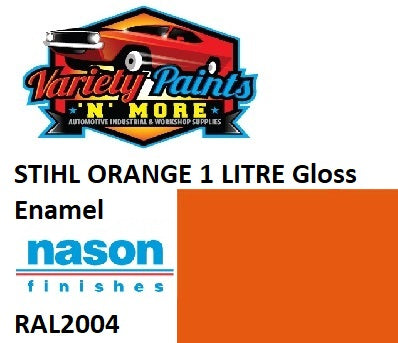 STIHLORA Stihl Orange Gloss Enamel 1 Litre