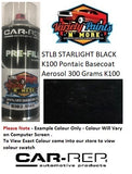 STLB STARLIGHT BLACK K100 Pontaic Basecoat Aerosol 300 Grams K100