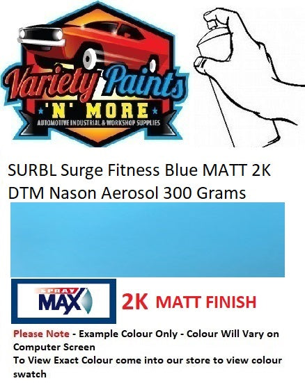 SURBL Surge Blue MATT 2K DTM Nason Aerosol 300 Grams