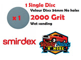 Smirdex 2000 Grit De-Nib 34mm Wet & Dry Disc 2000 Grit - Single 
