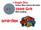 Smirdex 2500 Grit De-Nib 34mm Wet & Dry Disc - Single 