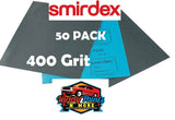 Smirdex Wet & Dry Sandpaper 400 Grit Pack of 50 Sheets  