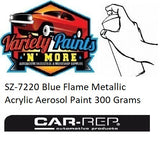 SZ-7220 Blue Flame Metallic Acrylic Aerosol Paint 300 Grams 