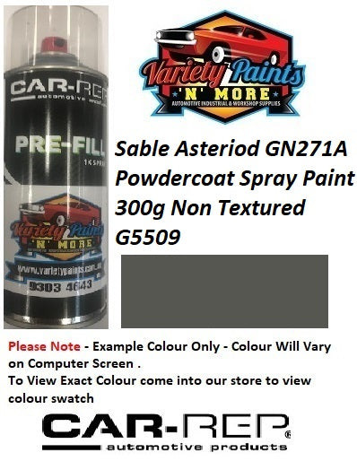 Sable Asteriod GN271A Powdercoat Spray Paint 300g Non Textured G5509