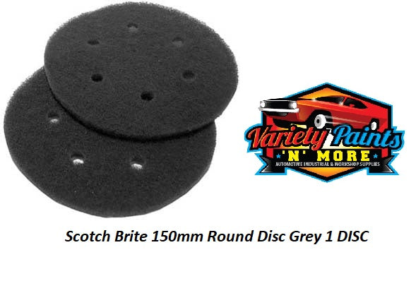 Scotch Brite 150mm Round Disc Grey 1 DISC
