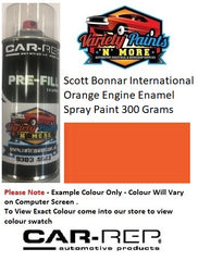 Scott Bonnar International Orange Engine Enamel Spray Paint 300 Grams