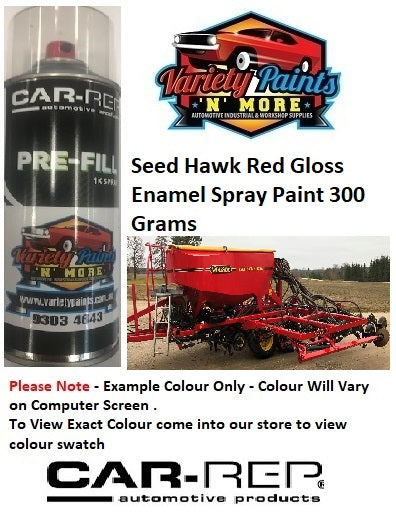 Seed Hawk Red Gloss Enamel Spray Paint 300 Grams