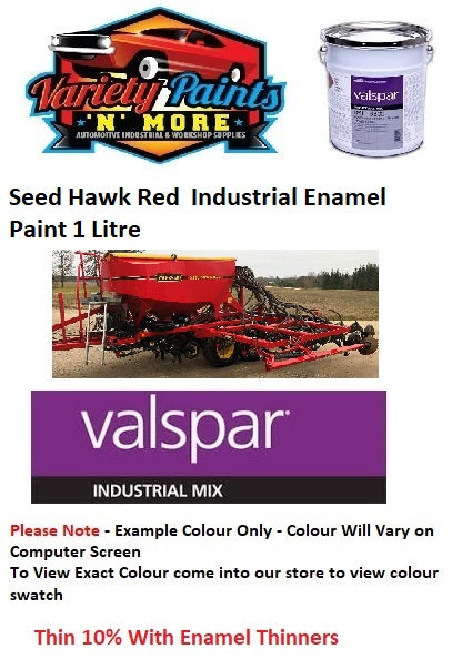 Seed Hawk Red  Industrial Enamel Paint 1 Litre