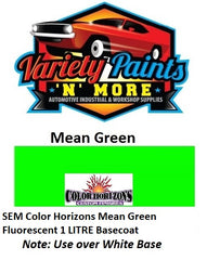 SEM Color Horizons Mean Green Fluorescent 1 LITRE Basecoat 