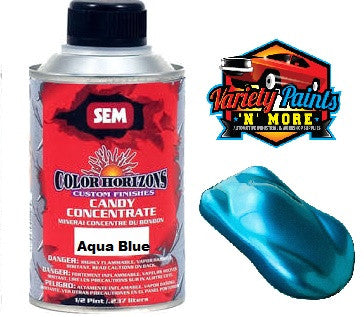 SEM Candy Concentrate Aqua Blue  1/2 Pint (236ml) 03046
