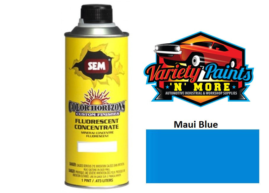 SEM Color Horizons Maui Blue Fluorescent Concentrate .473ml