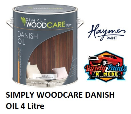 Haymes Simply Woodcare Danish Oil 4 Litre