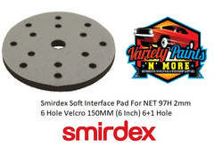 Smirdex Soft Interface Pad For NET 97H 2mm 6 Hole Velcro 150MM (6 Inch) 6+1 Hole