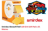 Smirdex Abrasoft Roll 120 Grit Soft Pad x 25 Metres 
