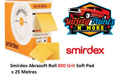 Smirdex Abrasoft Roll 800 Grit Soft Pad x 25 Metres 