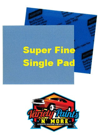 Norton Soft PAD Touch Sanding Sponge Super Fine 600-500 Single