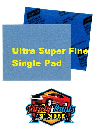 Norton Soft PAD Touch Sanding Sponge Ultra Super Fine 1200-1500 Single
