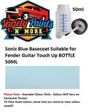 Sonic Blue Basecoat Suitable for Fender Guitar Touch Up BOTTLE 50ML 