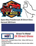Space Blue Powdercoat 2K Direct Gloss Aerosol 300 Gram 