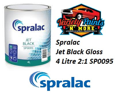 Spralac Jet Black Gloss 4 Litre 2:1 SP0095