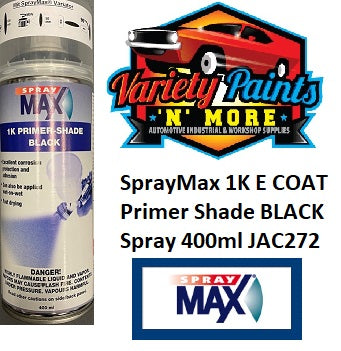 SprayMax 1K E COAT Primer Shade BLACK Spray 400ml JAC272