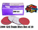 Sunfoam Foam Velcro Discs 150mm x 2000 Grit Pack of 10