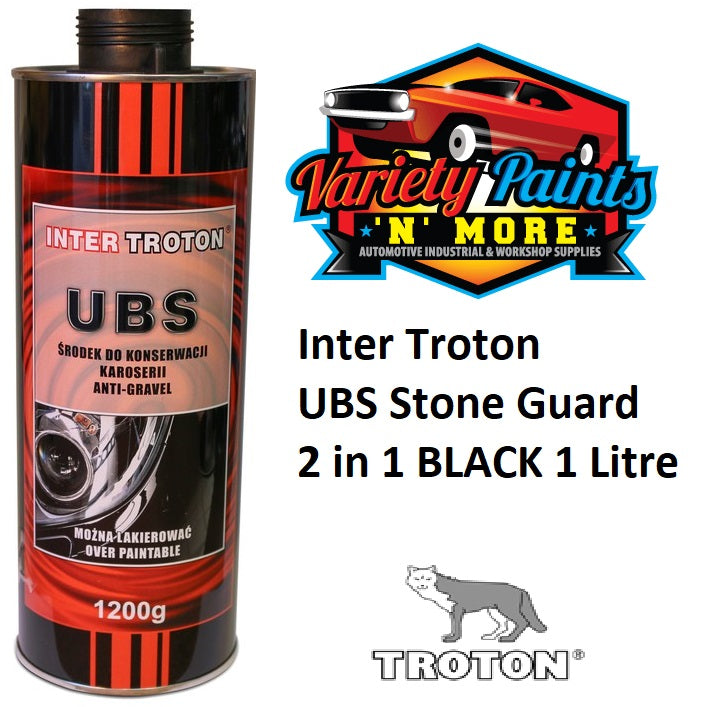 Troton UBS Stone Guard 2 in 1 Black 1 Litre