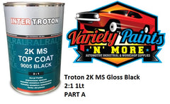 Troton 2 Pack Factory GLOSS Black 1 Litre 2:1 2PB1