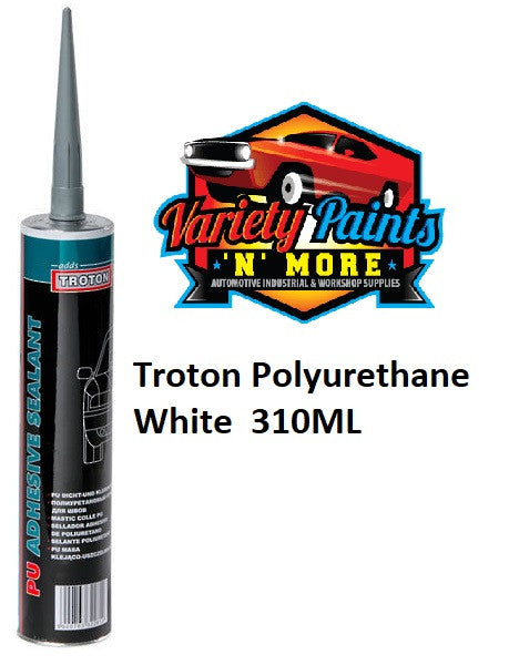 MASTER Troton PU Polyurethane WHITE Adhesive Sealant Cartridge Seam Sealer 310ML Cartridge