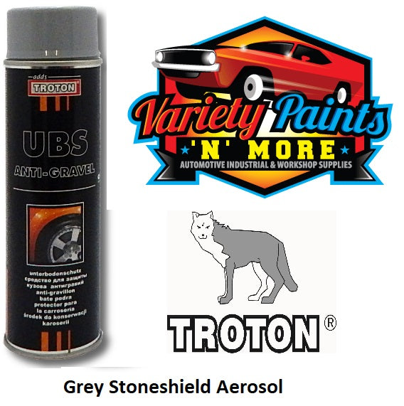 Troton UBS Anti Gravel Stone Guard Aerosol Grey 500ml Aerosol