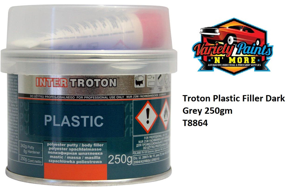Master Troton Plastic Filler Dark Grey 250gm