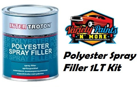 Troton Polyester Hi Build Spray Filler 1kg KIT