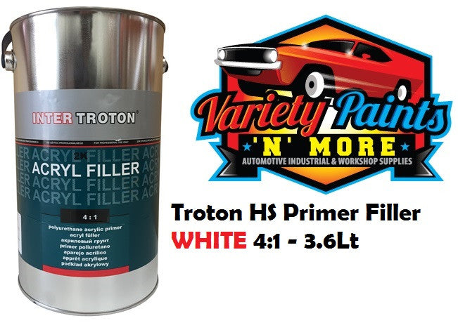 Troton HS Primer Filler White 4:1 - 3.6Lt