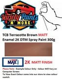 TCB Terracotte Brown MATT Enamel 2K DTM Spray Paint 300g