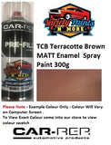 TCB Terracotta Brown Satin Enamel Spray Paint 300g 
