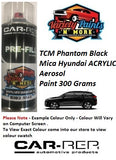 TCM Phantom Black Mica Hyundai Acrylic Aerosol Paint 300 Grams 