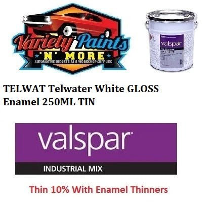 TELWAT Telwater White GLOSS Enamel 500ML TIN