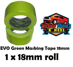 18mm SINGLE BodyworX Evo Green Masking Tape