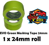 24mm SINGLE BodyworX Evo Green Masking Tape
