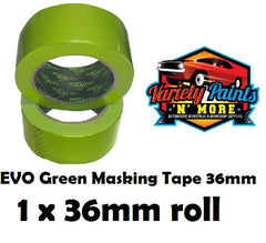 36mm SINGLE BodyworX Evo Green Masking Tape