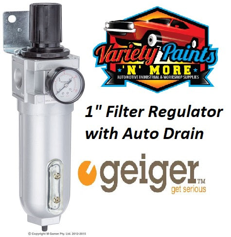1" Filter Regulator with Auto Drain