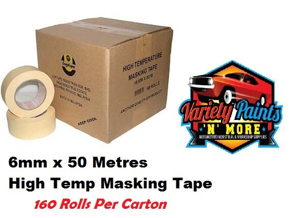 Loy Tape 6mm Box of 160 High Temperature Masking Tape