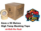 Loy Tape 6mm Pack of 40 Rolls High Temperature Masking Tape