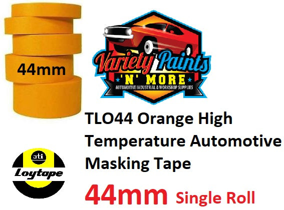 Loy Tape Orange 44mm Single High Temperature Masking Tape Single