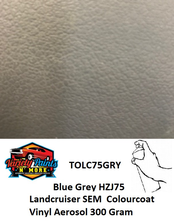 TOLC75GRY Blue Grey HZJ75 Landcruiser SEM Colourcoat Vinyl Aerosol 300 Gram 3IS 76A