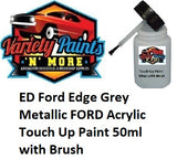 ED Ford Edge Grey Metallic FORD Acrylic Touch Up Paint 50ml with Brush 