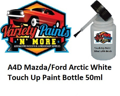 A4D/2FU/SWU Arctic White Ford/Mazda  Touch Up Paint Bottle 50ml
