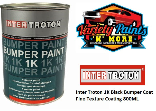 Troton 1K Black Bumper Coat Fine Texture Coating 800ML