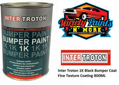 Inter Troton 1K Black Bumper Coat Fine Texture Coating 800ML