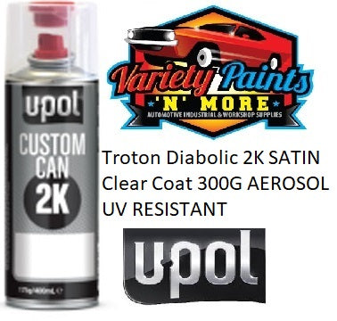 Troton Diabolic 2K SATIN Clear Coat 300G AEROSOL